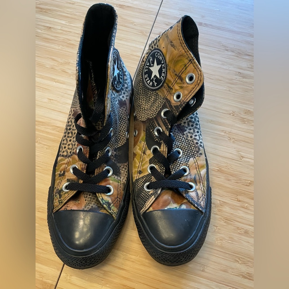Floral Chuck Taylor high tops